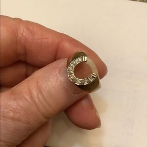 Horseshoe ring, 14 carat.